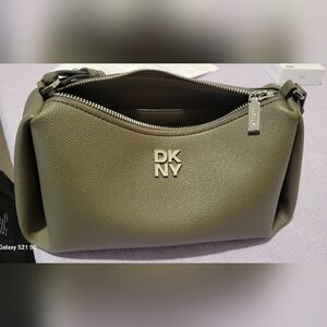 DKNY Gray Shoulder Bag